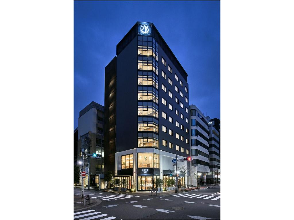Hotel 1899 Tokyo at eveing, see from the street