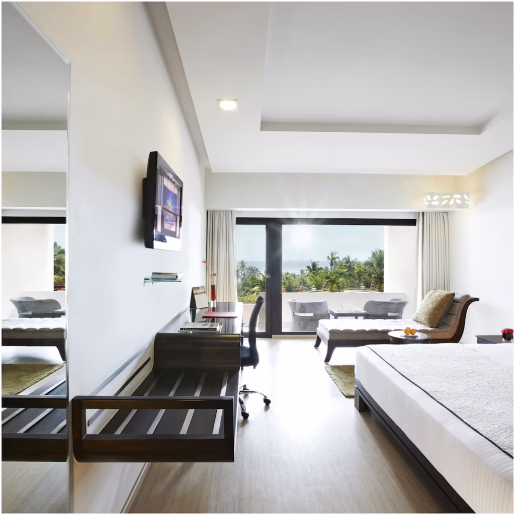 Where To Stay For a Soft Landing In India 46 Gateway Varkala, room with a balcony and sea view