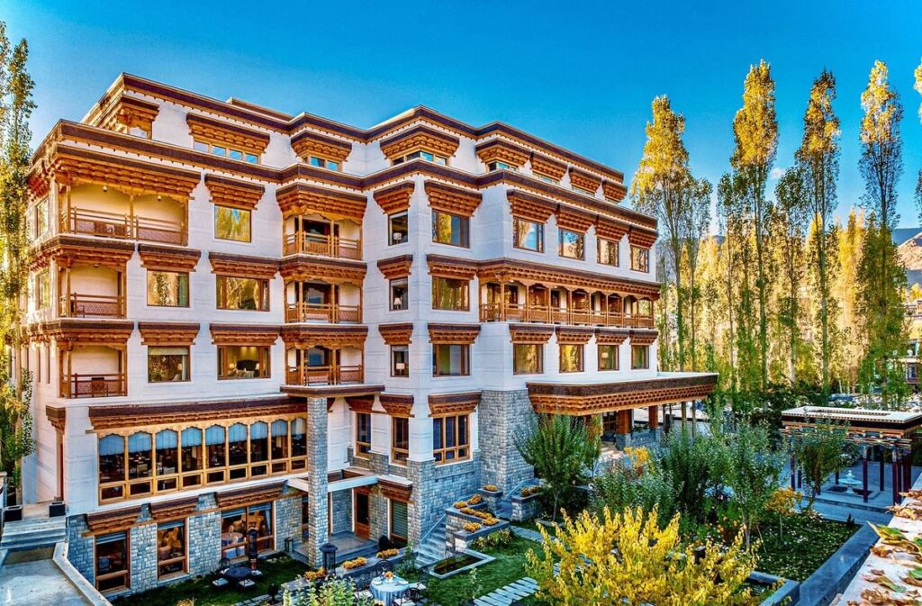 Where To Stay For a Soft Landing In India 39 The Indus Valley Ladakh, designed in traditional Ladakhi architectural style