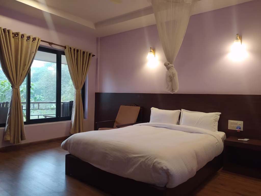 Lumbini Buddha Garden Resort, Double Room With A Balcony And A Garden View