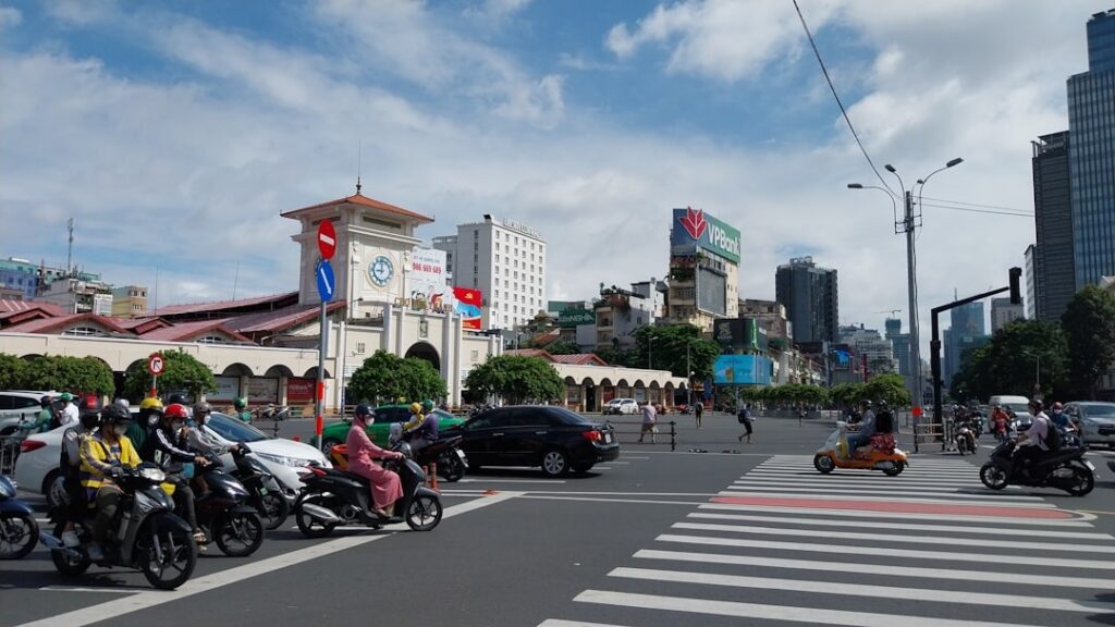 Where To Stay In Ho Chi Minh City 1 View Of Ben Thanh Market From Across The Road