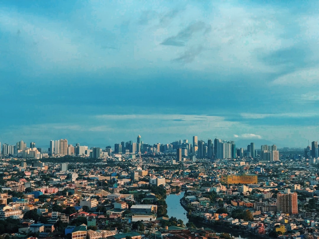 Skyline view of Manila city during the day