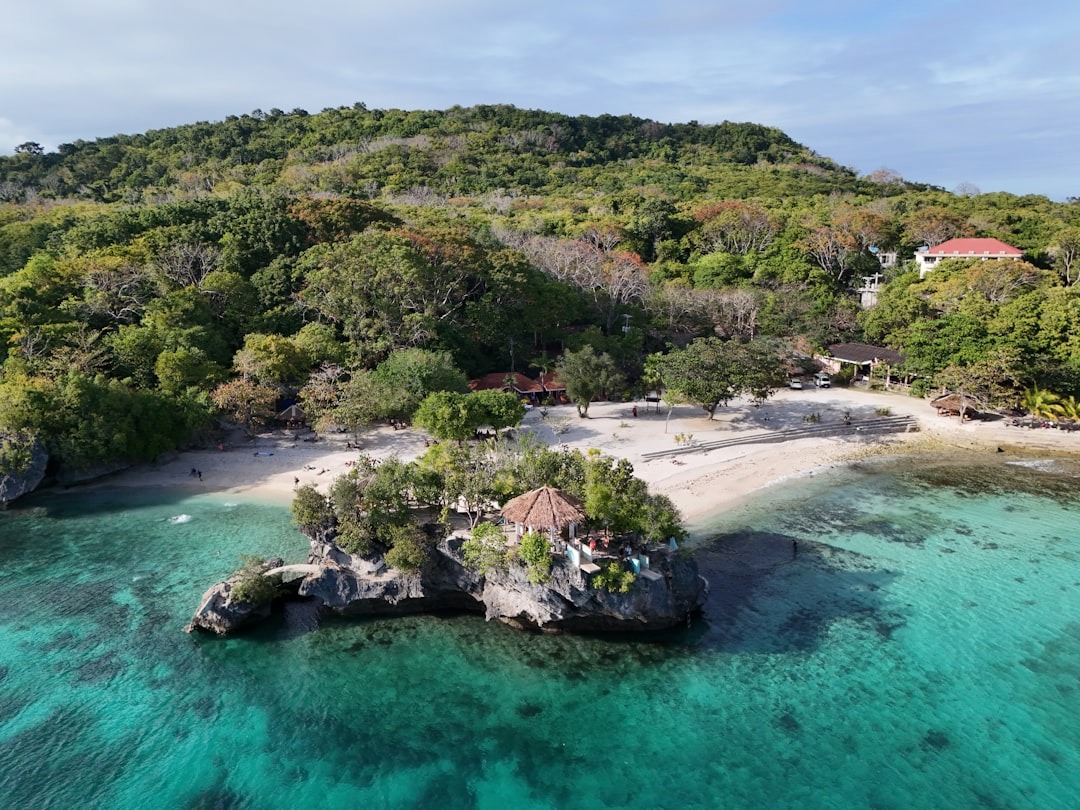 Salagdoong Beach, Siquijor with clear turquoise waters