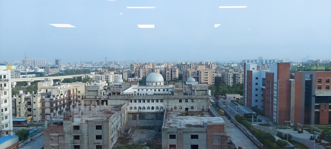 Where To Stay For a Soft Landing In India 7 Aerial view of noida during the day