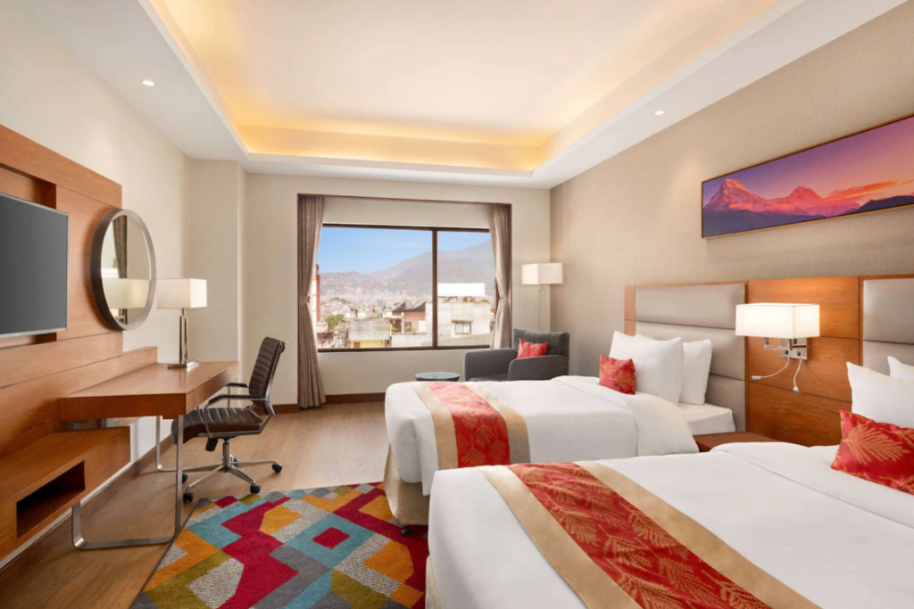 Ramada Encore by Wyndham Kathmandu Thamel, Room With Work Desk And Big Window With City Views
