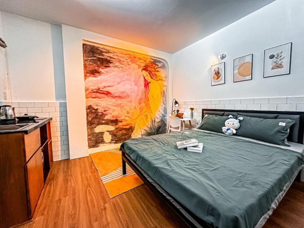 Where To Stay In Ho Chi Minh City 31 La Casa Di Dicembre, Double Room With Well Equipped Kitchenette And Work Station