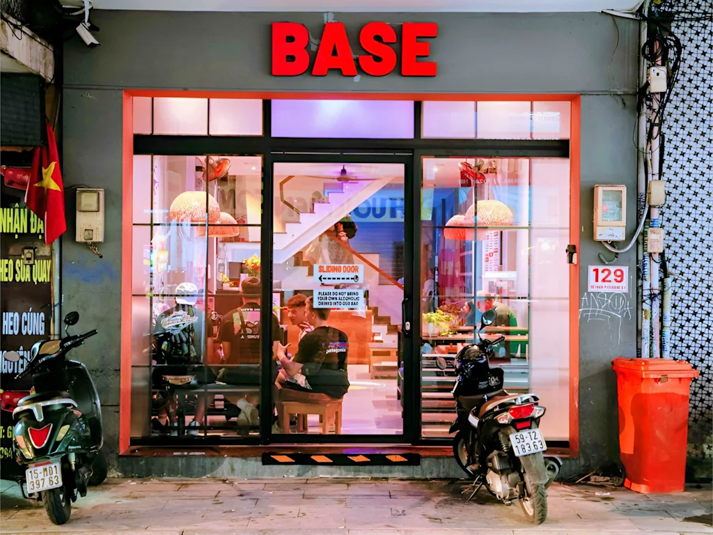 Street view of Base Backpackers