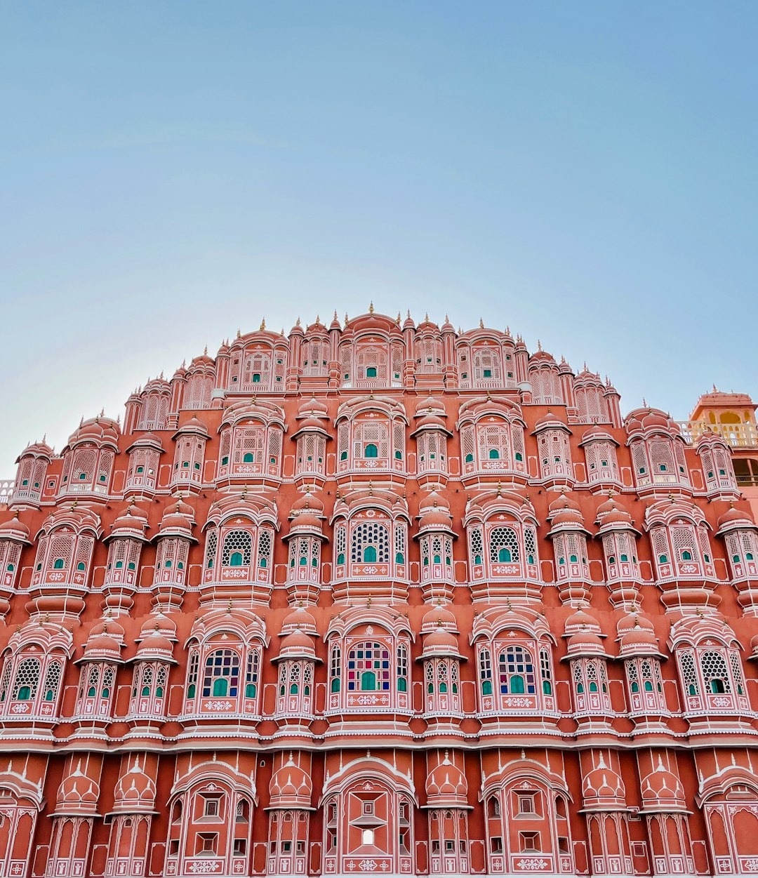Where to Stay in Jaipur (+ Where Not to Stay): Neighborhoods and Hotels for 2026 1 the iconic Hawa Mahal (Palace of Winds), 5 stories of honeycomb balconies