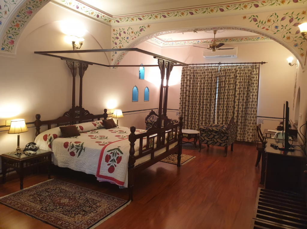 Where to Stay in Jaipur (+ Where Not to Stay): Neighborhoods and Hotels for 2026 11 Jas Vilas, hardwood floots and artistic touches take this a step beyond just comfortable